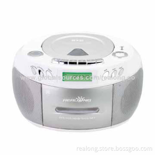 Portable CD players with AM/FM radio and cassette function
